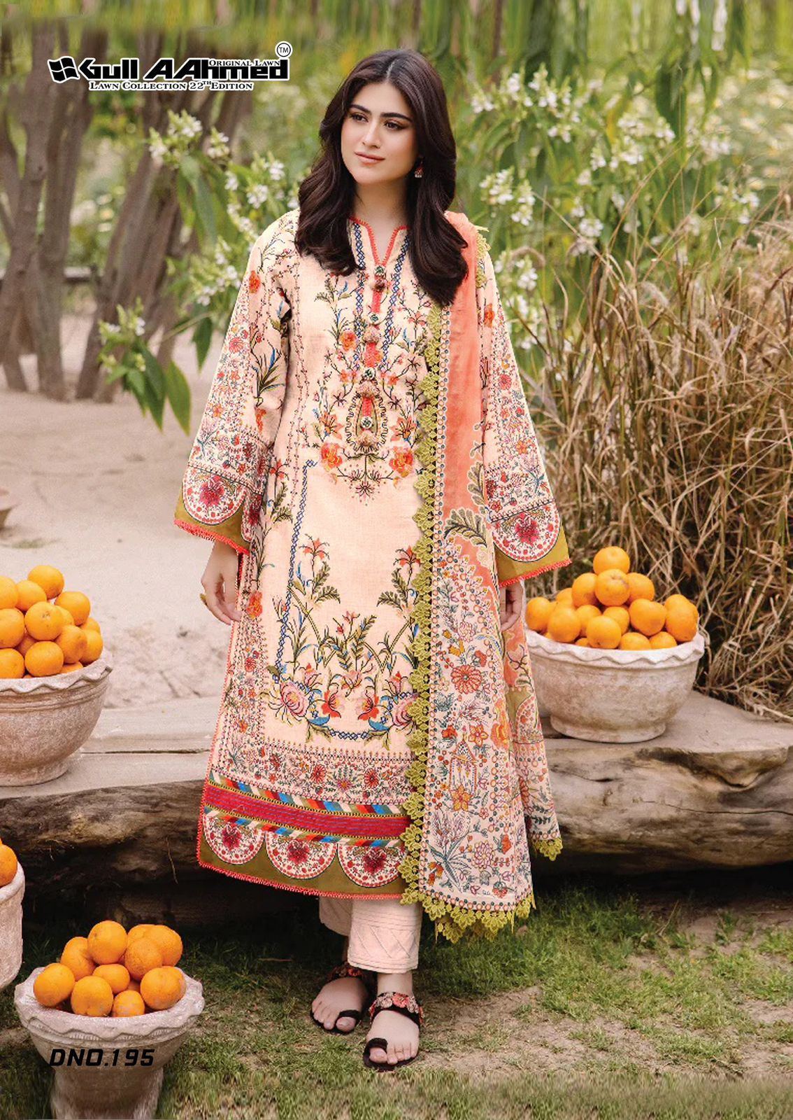 Lawn Vol 22 By Gull A Ahmed Lawn Cotton Printed Pakistani Dress Material Wholesale Shop In Surat
